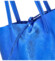 Dámska kráľovsky modrá kožená kabelka cez rameno - ItalY Noox Lami Two