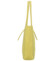 Dámska svetlo žltá kožená kabelka cez rameno - ItalY Noox Two