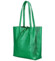 Dámska zelená kožená kabelka cez rameno - ItalY Noox Lami Two
