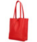 Dámska červená kožená kabelka cez rameno - ItalY Noox Two