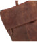 Kožený batoh hnedý - Greenwood Ronitor