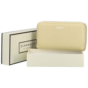 Dámska peňaženka svetlo žltá - DIANA & CO Juycen