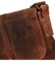 Pánska kožená taška hnedá - Greenwood Skillet