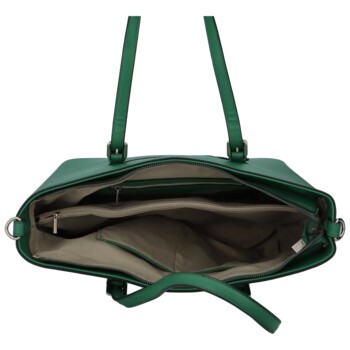 Dámska kabelka cez rameno tmavo zelená - FLORA&CO Dianna
