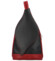 Dámsky kožený batôžtek čierno červený - ItalY Strap