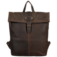 Luxusný kožený batoh tmavo hnedý - Greenwood Duster