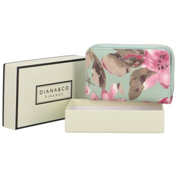 Dámska peňaženka bledo zelená - DIANA & CO Beeras