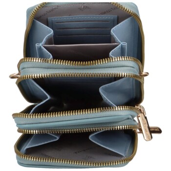 Dámska crossbody kabelka bledo modrá - Coveri Mischell