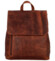 Dámsky kožený batoh hnedý - Greenwood Angie