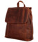 Dámsky kožený batoh hnedý - Greenwood Angie