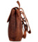 Dámsky kožený batoh hnedý - Greenwood Angie