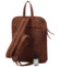 Dámsky kožený batoh hnedý - Greenwood Sanply