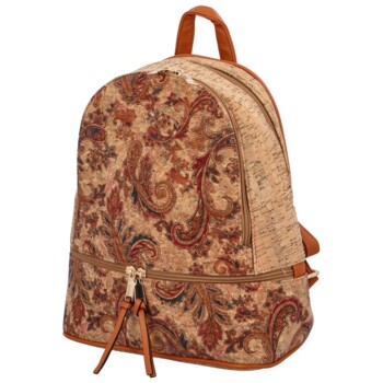 Dámsky batoh svetlo hnedý - Firenze Renato