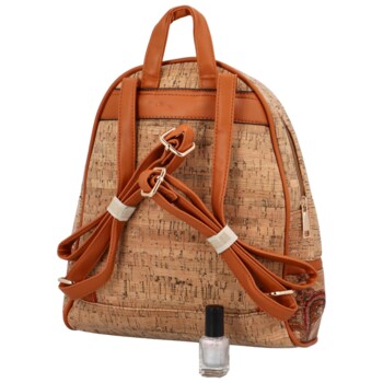 Dámsky batoh svetlo hnedý - Firenze Renato