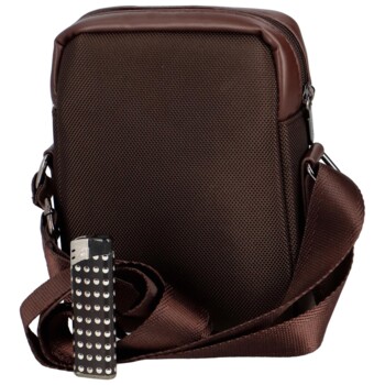 Pánska crossbody taška tmavo hnedá - Coveri Leonardo