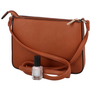 Dámska crossbody kabelka hnedá - COVERI Lukasa