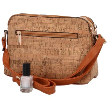Dámska crossbody kabelka svetlo hnedá - Firenze Lolika