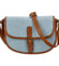 Dámska crossbody kabelka svetlo modrá - Firenze Drumy