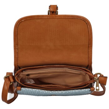 Dámska crossbody kabelka svetlo modrá - Firenze Drumy
