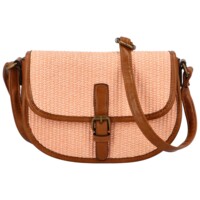 Dámska crossbody kabelka lososovo oranžová - Firenze Drumy