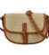 Dámska crossbody kabelka svetlá taupe - Firenze Drumy