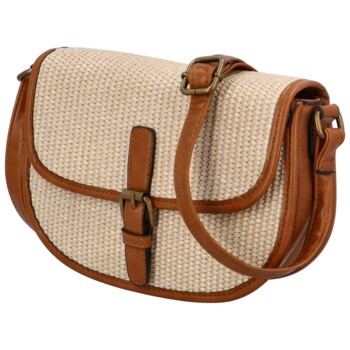 Dámska crossbody kabelka pieskovo béžová - Firenze Drumy