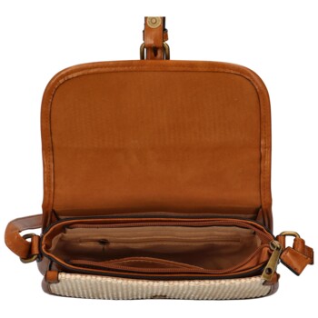 Dámska crossbody kabelka pieskovo béžová - Firenze Drumy