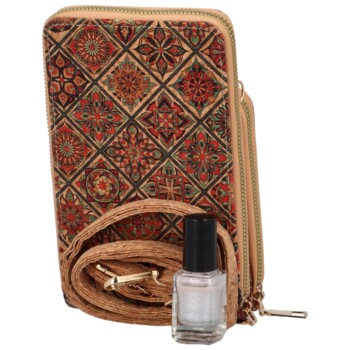 Dámske crossbody púzdro hnedé - Firenze Veromi