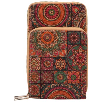 Dámske crossbody púzdro tmavo ružové - Firenze Veromi