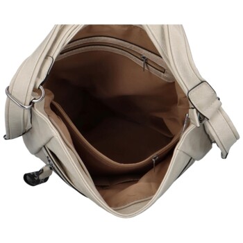 Dámsky kabelko/batoh svetlo béžový - Romina & Co Bags Tonandis