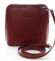 Dámska kožená crossbody kabelka tmavo hnedá - Delami Hannah