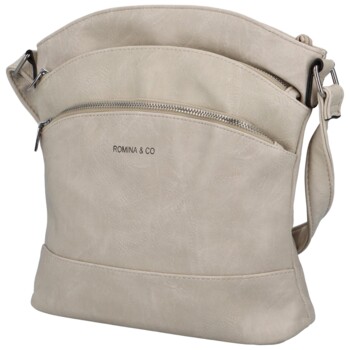 Dámska crossbody kabelka béžová - Romina Elkano