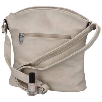 Dámska crossbody kabelka béžová - Romina Elkano