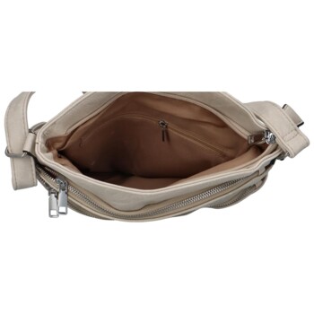 Dámska crossbody kabelka béžová - Romina Elkano