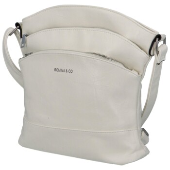 Dámska crossbody kabelka biela - Romina Elkano