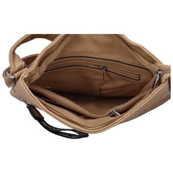 Dámska crossbody kabelka pieskovo béžová - Romina Alexaro