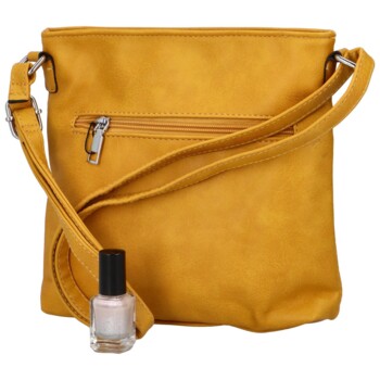 Dámska crossbody kabelka žltá - Romina Dekora