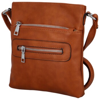 Dámska crossbody kabelka svetlo hnedá - Romina Alebra