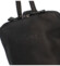 Dámsky kožený batoh čierny - Greenwood Sanply