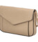 Dámska crossbody kabelka tmavo béžová - Coveri Leonada