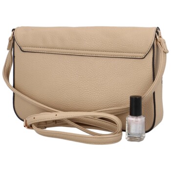 Dámska crossbody kabelka tmavo béžová - Coveri Leonada
