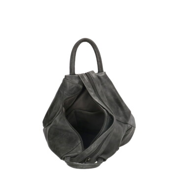 Originálny dámsky batoh kabelka tmavo šedý - Enrico Benetti Fabio
