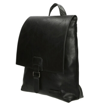 Dámsky módny batoh kabelka čierny - Enrico Benetti Kool
