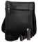 Pánska kožená crossbody taška čierna - Katana Rorry
