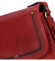 Dámska kožená crossbody kabelka tmavo červená - Katana Versa B