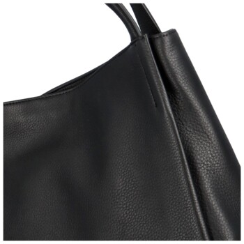 Dámska kožená kabelka čierna - Katana Revua