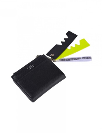 Dámska kožená peňaženka čierna - Vuch WILD ONE RIDER BLACK