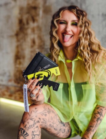 Dámska kožená peňaženka čierna - Vuch WILD ONE RIDER BLACK