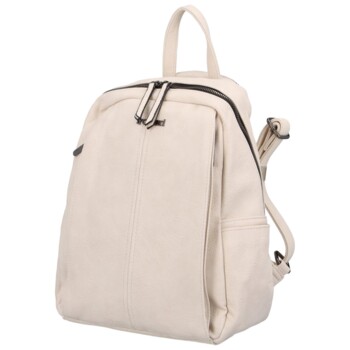 Jednoduchý dámsky kabelko/batoh Olívie, béžová