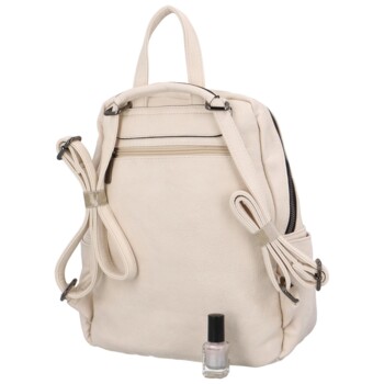Jednoduchý dámsky kabelko/batoh Olívie, béžová